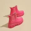 Moda de exportação transfronteiriça Chelsea botas de chuva de cano médio botas de chuva elásticas femininas Martins botas antiderrapantes botas de água botas de chuva galochas