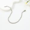 Nueva Pulsera Collar de Acero de Titanio de Moda para Mujer Estilo Coreano Lujo Ligero Simple Diseño Nicho Ins Cadena Clavícula