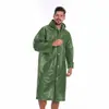 Poncho impermeable de EVA grueso no desechable, impermeable transparente, impermeable grande para niños, impermeable antiinundaciones para adultos, impermeable para llevar.