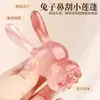 Artículo Popular de TikTok Masajeador de Ojos de Conejo Grande y Flor de Loto Masaje de Tendones Faciales y Gua Sha Palo de Belleza para Levantar Ojos y Puente Nasal