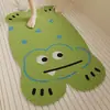 Alfombrilla de baño anticaída para niños con dibujos animados, alfombrilla antideslizante para ducha de baño, alfombrilla de seda hueca con forma de anillo, una generación de cabello
