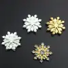 Accesorios para el Cabello Hechos a Mano DIY Flor de Pedrería Material de Aleación Pegatinas DIY para Funda de Teléfono Móvil Accesorios para Joyería DIY