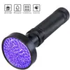 Linterna transfronteriza morada de 51 LED, detector de dinero ultravioleta 395UV, lámpara de escorpión, linterna doméstica para orina de mascotas