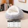 Nido para Gatos, Nido Cerrado para Mascotas, Nido Semi para Perros, Casa para Gatos, Calidez Invernal para Perros Pequeños y Medianos, Adecuado para Todas las Estaciones, Listo para Entrega