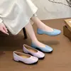 2026 Novos Sapatos Mary Jane Rasos de Deslizar para Primavera/Outono, Sola Macia, para Ir ao Trabalho, Estilo Fada, Versáteis para Mulheres