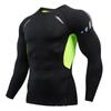 Roupa Fitness Profissional Transfronteiriça Masculina Basquete Secagem Rápida Manga Longa Corrida Treino Yoga Esportes Calças Justas de Alta Elasticidade
