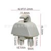 6RD857561 es adecuado para Volkswagen Passat B7 Polo Skoda gancho visera parasol hebilla de fijación soporte