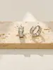 Brincos Redondos Simples, Brincos Exquisitos e Versáteis de Zircônia, Acessórios Modernos e Luxuosos
