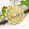 Accesorios de Herrajes DIY, Accesorios para el Cabello, Venta al por Mayor de Materiales para Horquillas, Piezas de Flores de Cobre Base, Láminas de Cobre, Arco A098