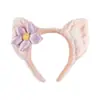 Diadema de Mickey de Parque de Atracciones para Niñas y Adultos, Diadema de Orejas con Lazo Grande, Accesorio para el Cabello con Elementos de Dibujos Animados