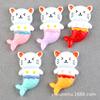 Accesorios de Resina de Sirena DIY Pinzas para el Cabello de Niños Materiales para Accesorios del Cabello Funda de Teléfono Pegamento de Crema Accesorios para Horquillas Venta al por Mayor