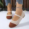 Zapatos Mocasines de Punto Flyknit Talla Grande de Comercio Exterior 2026 Nuevos Planos Casuales Transpirables de Corte Bajo Mocasines para Mujer de Comercio Exterior Transfronterizos En Stock