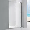 Box de Banho Minimalista Moderno com Porta de Correr Roda Reta Banheiro Atacado Banheiro de Hotel Porta de Correr para Separação de Áreas Seca e Molhada