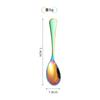 Cuchara de Acero Inoxidable 304 Cuchara Pequeña Cuchara Creativa de Mango Corto Cuchara para Sal Hogar Venta al por Mayor Cuchara para Polvo de Medicina Cuchara Dorada para Condimentos