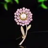 Broche de Dente-de-leão com Pérola em Estilo Minimalista com Design Único, Broche de Flor Tridimensional, Acessório para Blazer, Corsage