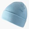 Gorro de lana con placa ligera de acrílico de comercio exterior para hombres y mujeres, para parejas, de Europa y América, de otoño e invierno, de punto de color sólido, fabricantes de gorros