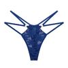 Ropa interior nueva europea y americana para mujer, de cintura baja, con encaje floral divertido y tentador, anillo fino, ropa interior Amazon en stock, salida de fábrica