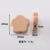 Clip para Chupete DIY de Haya Cadena para Chupete Mordedor Juguete para la Dentición del Bebé Cuentas de Madera Accesorios Cuentas de Madera de Haya de Dibujos Animados