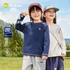 Camiseta Infantil Dudu, Nueva Camisa de Manga Larga 100% Algodón para Niños, Camiseta Básica para Niñas, Prenda Superior Elegante para Bebé