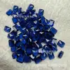 Gotas de agua sintéticas de diamante azul en forma de nano-gota 113 # Espinela nano sintética gema artificial cara de anillo ovalada microincrustada accesorio de joyería