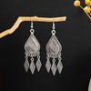 Pendientes de gota de agua geométricos de estilo étnico bohemio europeo y americano, atracciones turísticas retro, pendientes de borla largos, venta al por mayor