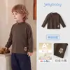 Camiseta de Manga Larga Jerry para Bebé Niño 2026 Otoño Nuevo Estilo Ropa Interior para Niños Ropa Cálida de Invierno Top para Bebé Niño