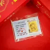 Año Nuevo del Caballo Modelo 999 Oro Puro Pegatina para Teléfono Móvil para Riqueza Instantánea y Dinero, con Adhesivo Posterior, Regalo Pequeño de 2 mg al por Mayor