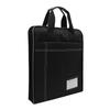 Bolso de mano sencillo para hombre, de lona, para documentos, estilo vertical, para oficina y conferencias.