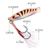 Señuelo Placa de Hierro Plomo Peces Señuelo Hundible para Pesca de Barco, Adecuado para Caballa, Pez Cuchillo y Lubina, con Doble Anzuelo de Placa de Hierro, 150g