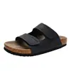 Roupa de Exterior de Verão 2025 Novos Calçados Casuais Praia Litoral Sandálias Birkenstock Velcro de Solado Grosso Sandálias Birkenstock