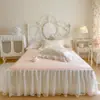 Saia de Cama Floral AB Estampada de Algodão Nova para Primavera/Verão 2026 Saia de Cama Peça Única