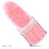 Juego de 12 lentejuelas con purpurina y polvo láser degradado para decoración de uñas con diseño de explosiones transfronterizas en color rosa