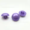 Botão de cogumelo botão redondo preto olhos de boneca acessórios diy botão de casaco de lã lote fivela de cabeça luminosa