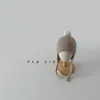 Gorro de Punto para Niños Otoño e Invierno Cálido y Lindo Gorro con Bola de Pelo y Cordones Protección para Orejas para Niños y Niñas Bebé Etiqueta de Costura Personalizada Gorro de Punto
