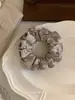 Bolhas de sal marinho~Elástico de cabelo de malha de pérola de quatro camadas para mulheres acessório de cabelo de alta qualidade corda de cabelo versátil coque requintado