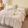 Manta luxuosa e elegante de pelo de coelho, espessada com lã de cordeiro, adequada como manta de ar condicionado, manta de sofá ou manta para cochilo no escritório