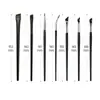 Popular Cepillo para Cejas de Hoja Ultra Fina, Pincel para Bolsas Lacrimales, Pincel de Maquillaje Forma de Hoz, Pincel Delineador para Principiantes, Pincel Delineador Angulado