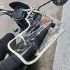 Luvas de Inverno para Veículo Elétrico Capa de PVC à Prova d'Água e à Prova de Vento Capa Protetora Espessa para Bateria de Motocicleta Capa Quente para Guidão Anti