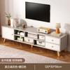Mesa de Centro Mueble de TV Lujo Ligero Moderno de Alta Gama Sala de Estar Mueble de Piso de Gran Ancho Gabinete de Almacenamiento Combinación de Gabinetes Integrados