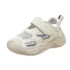 Sandálias Infantis Fechadas para Bebês Caminhando Estilo Verão 2026 Respiráveis Sapatos Funcionais para Meninos Pequenos Tênis Esportivos Casuais para Meninas