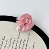 Pasador para Mujer 2025 Nuevo Pasador de Camelia y Perla Accesorios para el Cabello Flequillo Pin Lateral Parte Trasera de la Cabeza Tocado
