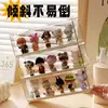 Estante de exhibición para cajas sorpresa, Caja de exhibición acrílica Pop Mart, Gabinete a prueba de polvo lindo para Lego, Caja de almacenamiento para figuras