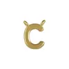 Distrito Lu Banhado a Cobre Ouro 18K 26 Mini Letras Pingente de Colar com Dois Furos Versátil Moda DIY Acessórios de Joias