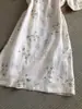2026 Nuevo Vestido de Verano de Algodón y Lino de Comercio Exterior para Mujer, Nuevo Estilo Chino Qipao Mejorado para Mujeres Jóvenes