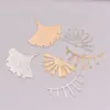 Accesorios para joyería de oreja DIY moda personalizada geométricos forma de abanico luna Sol Ojo aretes pendientes colgantes material para colgantes