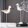 Ornamentos de Aves Marinhas Estilo Mediterrâneo Criativo Escandinavo Decorações para Quarto de Modelo de Pousada Gabinete de TV Mesa de Entrada