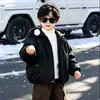 Ropa de algodón para niños estilo pan invierno 2026 nuevo estilo versión coreana chaqueta de algodón elegante para bebé chaqueta de algodón acolchada cálida para niños de invierno