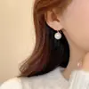 Aretes de Perla Studs Mujer Coreanos Gama Alta Personalidad Francesa Simples Versátiles Temperamento Pendientes de Moda Accesorios para Orejas