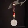 Hebilla de Seguridad de Jade de Alta Gama, Colgante Llavero de Coche, Colgante de Alta Gama, Accesorios de Motocicleta para Pareja de Hombres y Mujeres