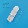 Conector de fixação de código de ângulo de aço inoxidável peça de fixação de placa plana placa reta perna de mesa e cadeira placa plana código de ângulo de móveis